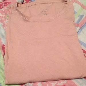 Pink long sleeve top